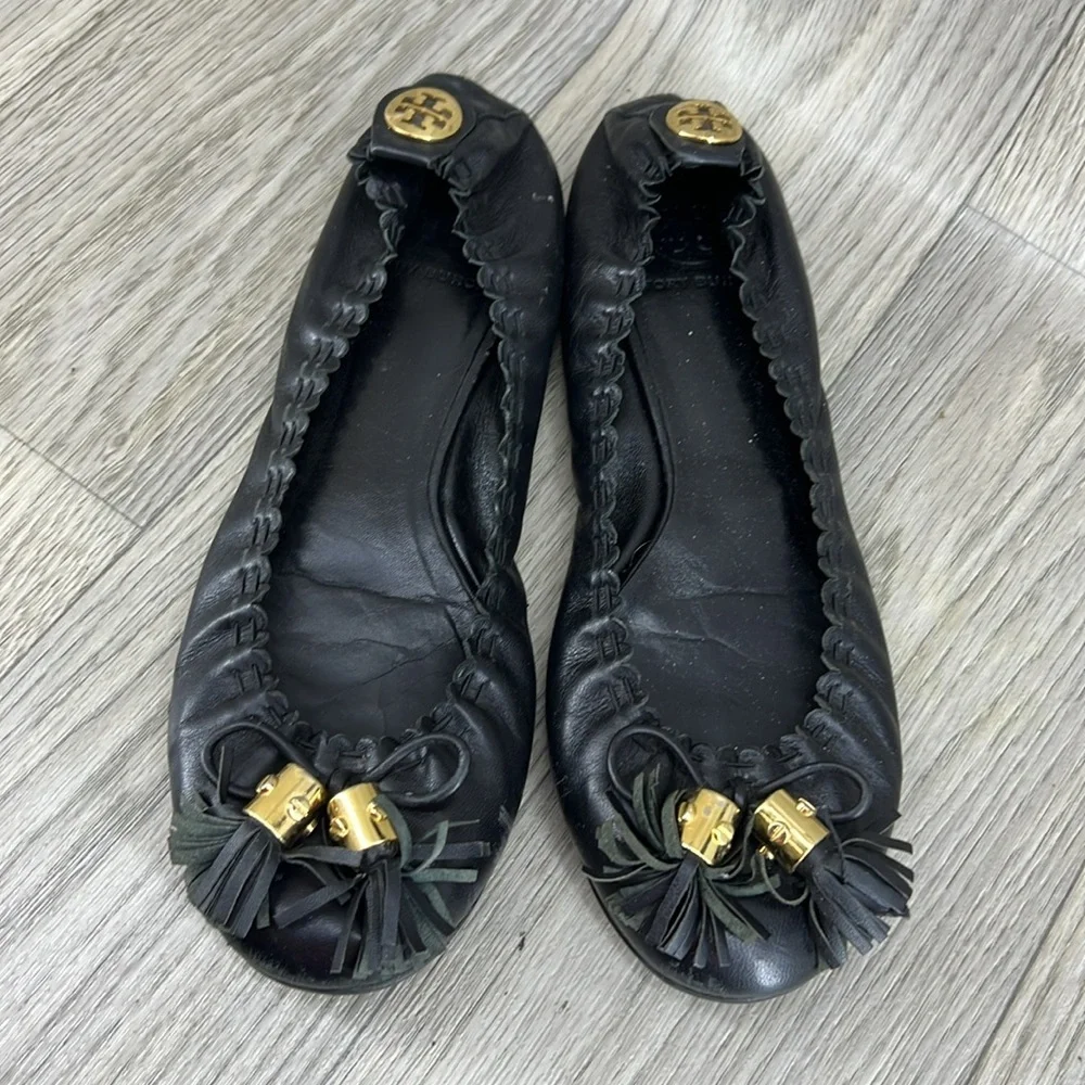 Tory Burch Reese Tassel Flats